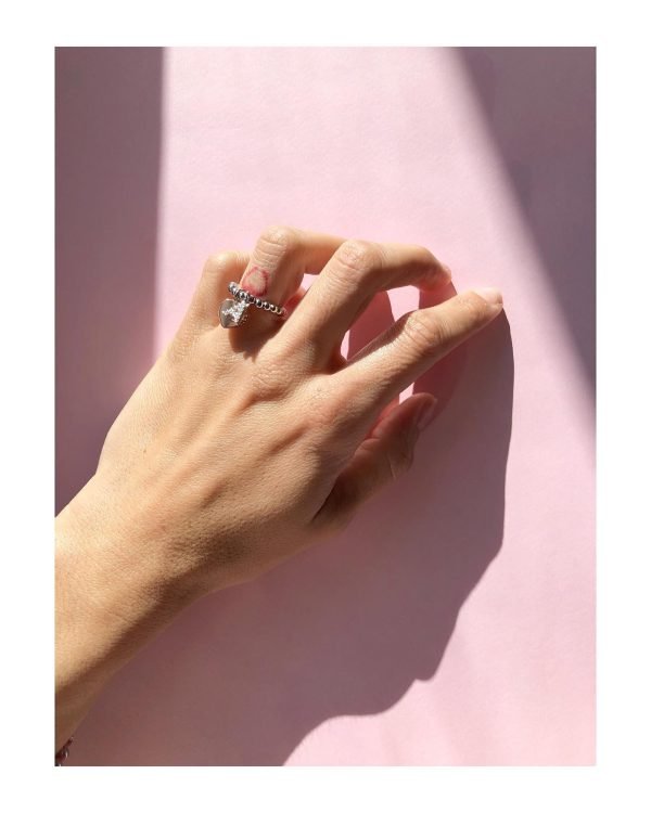Anello in Argento con Pendenti Personalizzabile - immagine 3