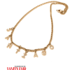 collana con strass e logo vanity fair - collana santiago