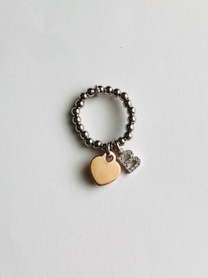 Anello in Argento con Pendenti Personalizzabile