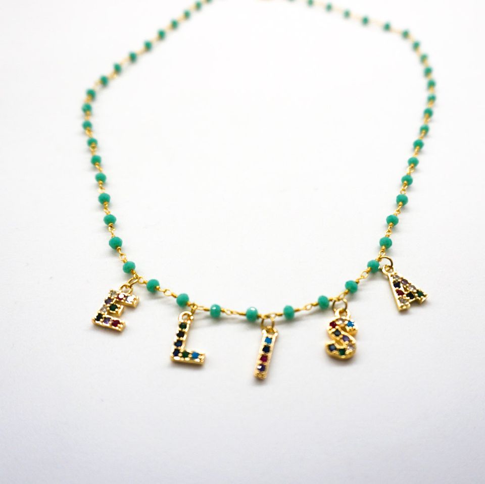 Collana Rosario con Lettere - immagine 2