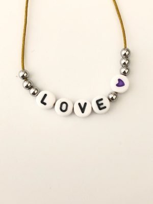 Alternative view of Braccialetto Big Eyes in Cordoncino