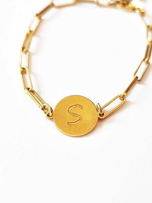 Alternative view of Bracciale Letter Argento 925