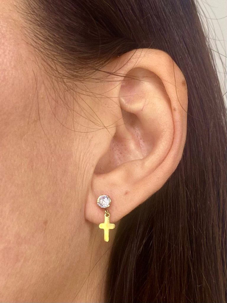 orecchini punto luce