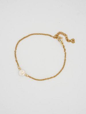 Bracciale Blanc Letter (2 lettere D)