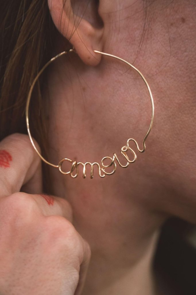 orecchini personalizzabili in argento