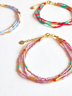 Alternative view of Bracciale Nirvana 3 Fili Argento 925