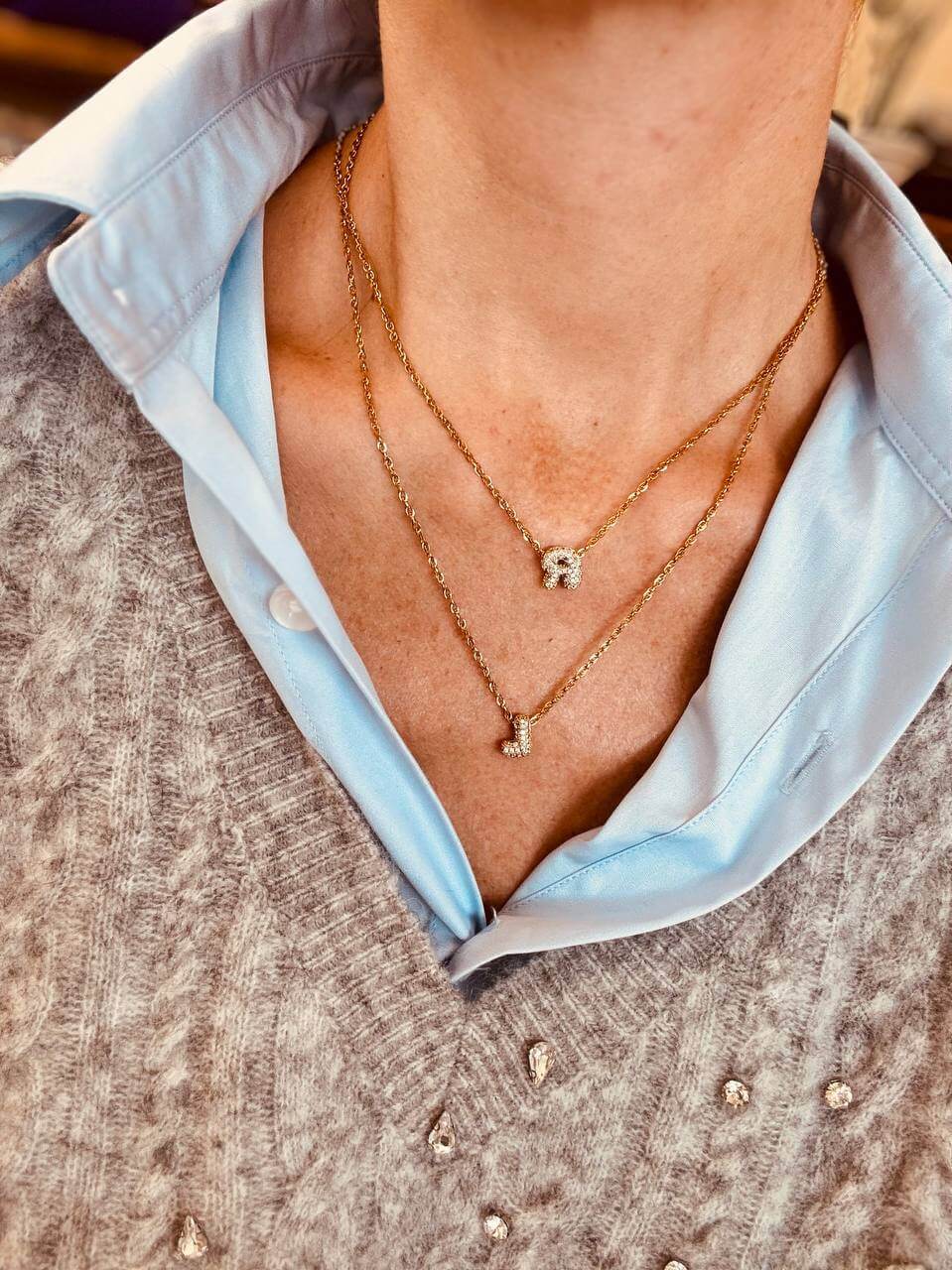 eyes creations con charms iniziali