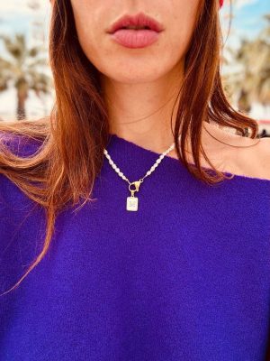 Collana con charms indossata big eyes creations