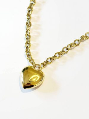 Alternative view of Collana Golden Heart